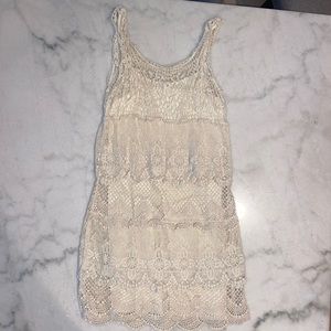 American Eagle Crochet Tank Dress